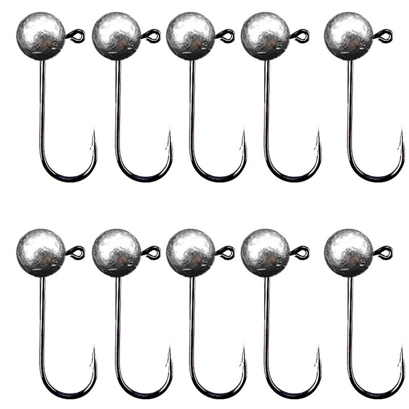 10pcs/lot Jig Head Fishing Hoo - огляд і ціна Fishing Hook Barbless