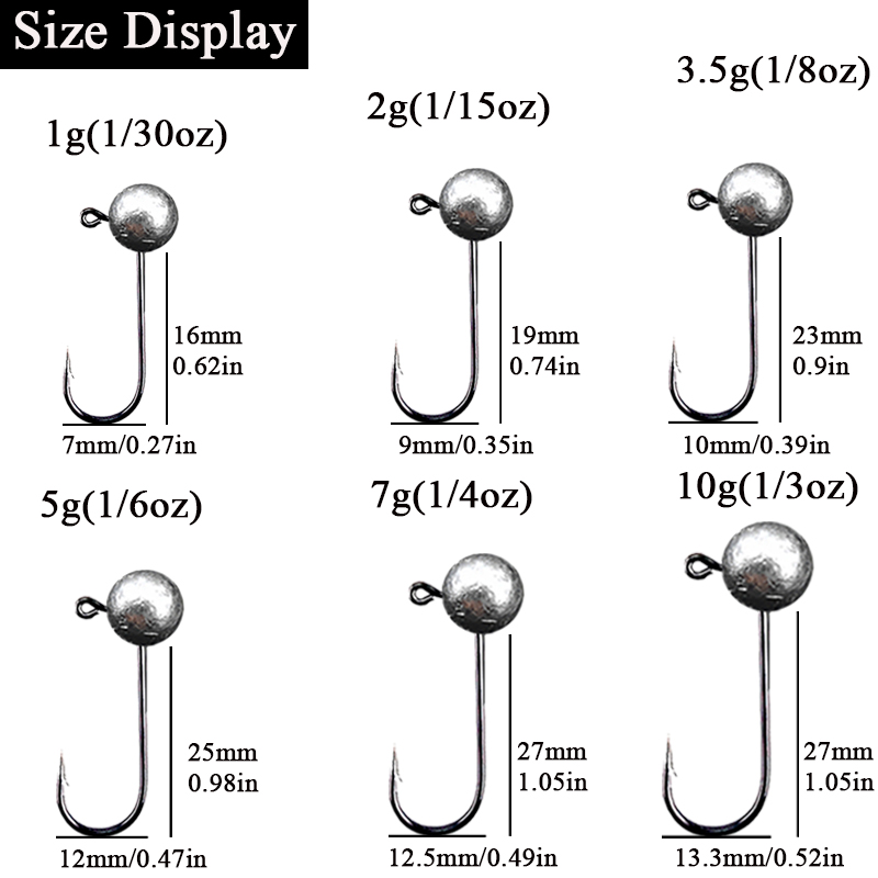 10pcs/lot Jig Head Fishing Hoo - огляд і ціна Fishing Hook Barbless