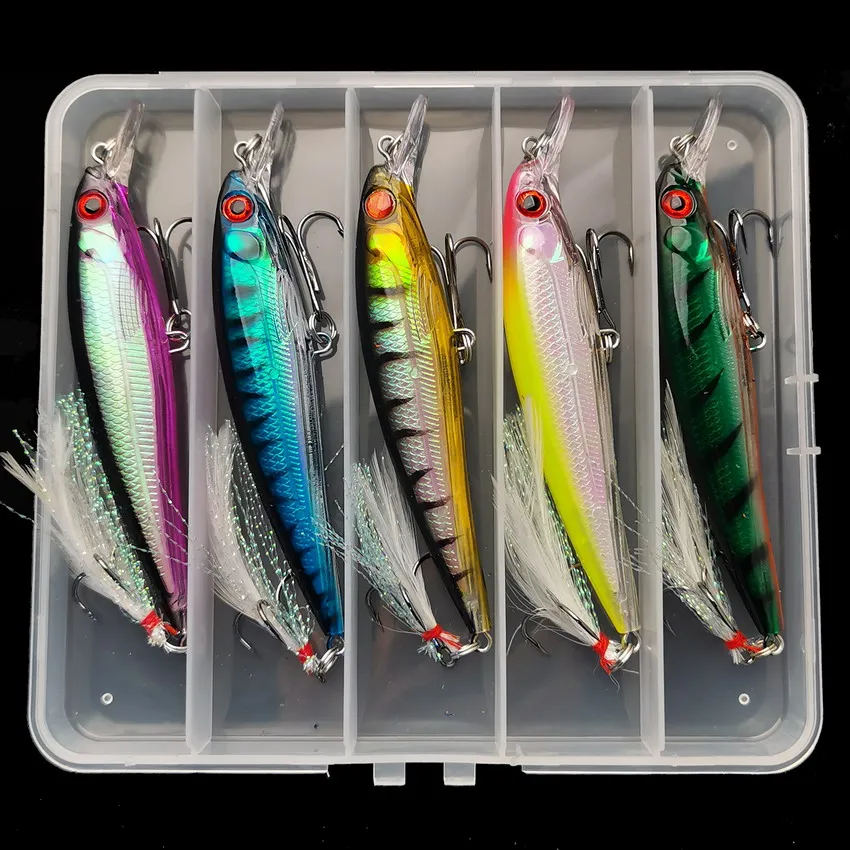 Laser 3D Eyes Bionic Minnow Fi - огляд і ціна Fishing Hook Box