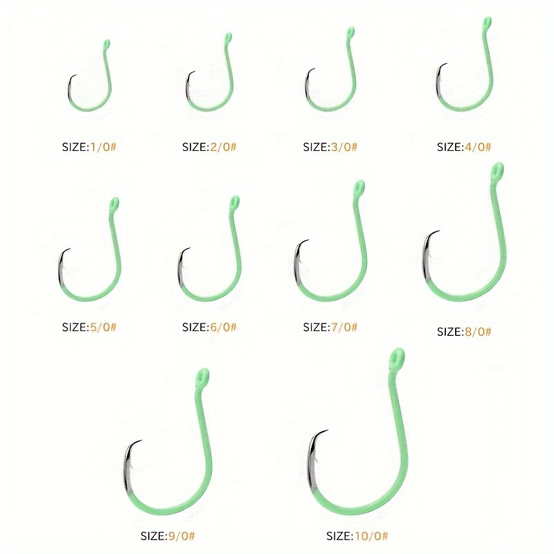 ZYZHE 10pcs/Box Luminous Circl - огляд і ціна Fishing Hook Circle