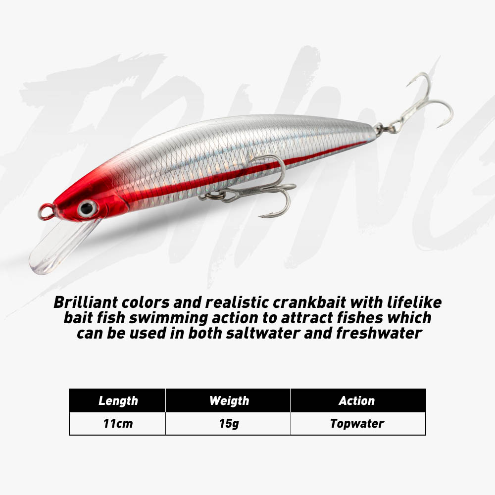 Fishing Lure Sinking Minnow 13 - огляд і ціна Fishing Hook Treble