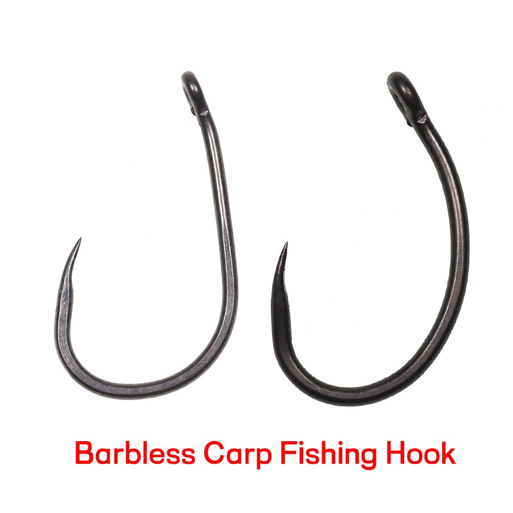 50PCS Matt Black Carp Fishing  - огляд і ціна Fishing Hook Assortment
