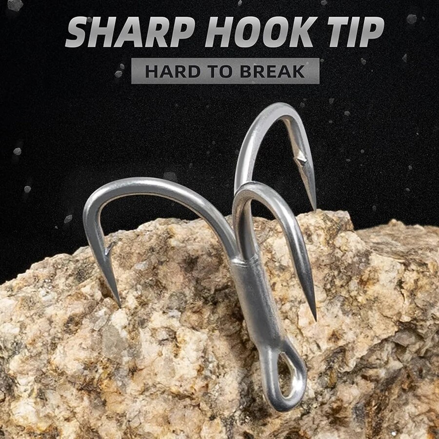 Fishing Treble Hooks High Carb - огляд і ціна Fishing Hook Barbless
