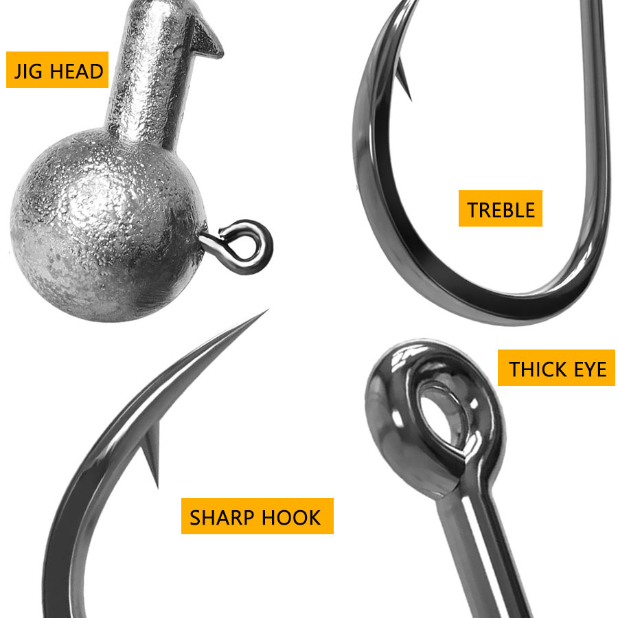 1g 2g 3g 4g 5g 10g 20g 22g 25g - огляд і ціна Fishing Hook Assortment