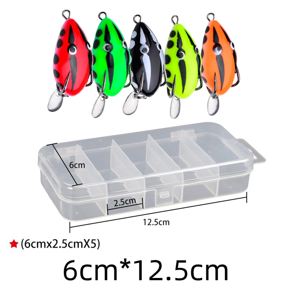 5pcs/Box Topwater Fishing Lure - огляд і ціна Fishing Hook Weedless
