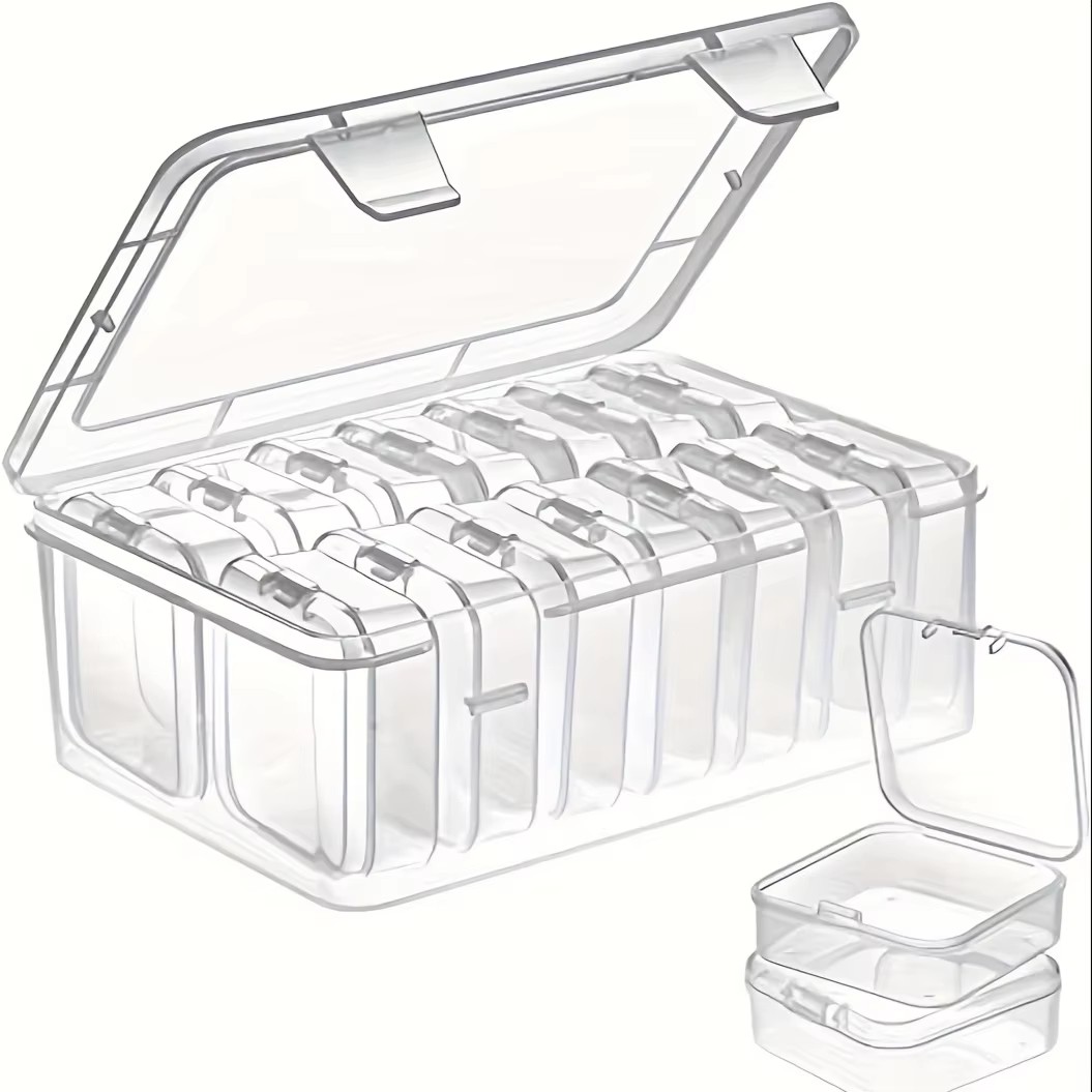 14Pieces  Clear Plastic Storag - огляд і ціна Fishing Hook