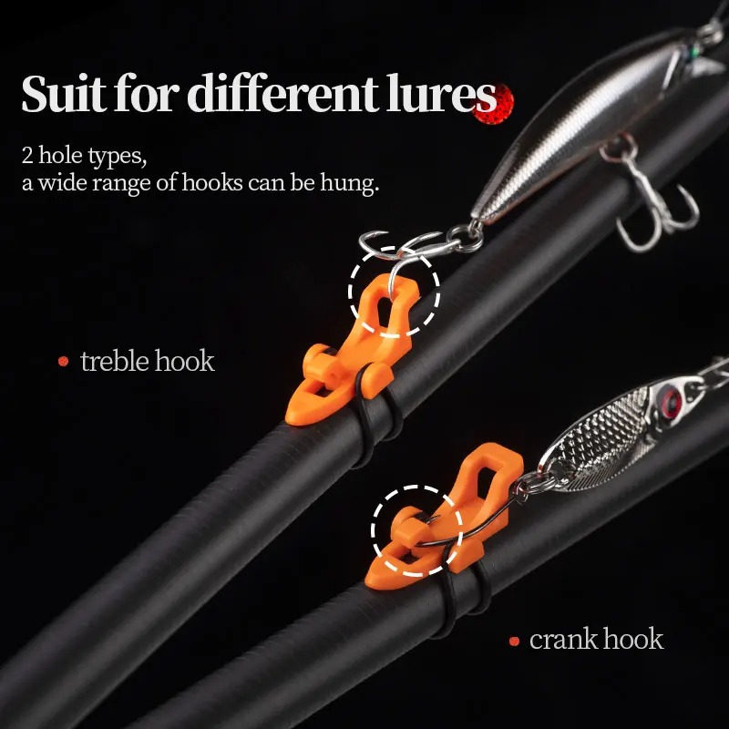 1-10pcs Fishing Rod Pole Hook  - огляд і ціна Fishing Hook Box