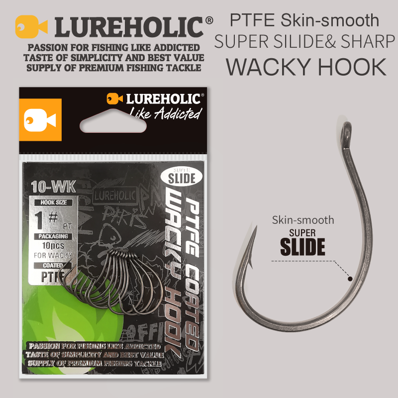 LUREHOLIC PTFE Super Slide Wac - огляд і ціна Fishing Hook Barbless