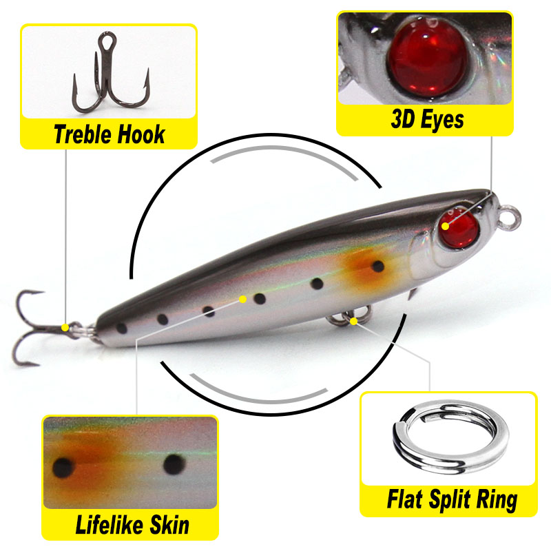 TacklePRO PE05 Pencil lure sti - огляд і ціна Fishing Hook Assortment
