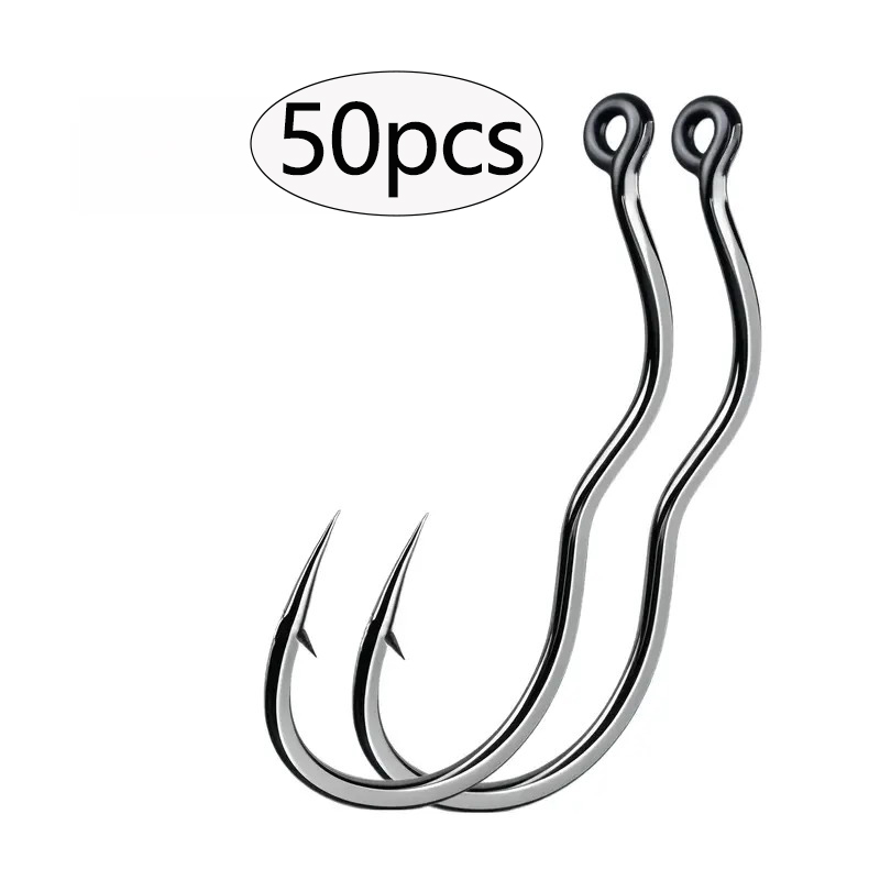 50 Pcs Durable Automatic Flip  - огляд і ціна Fishing Hook Assortment
