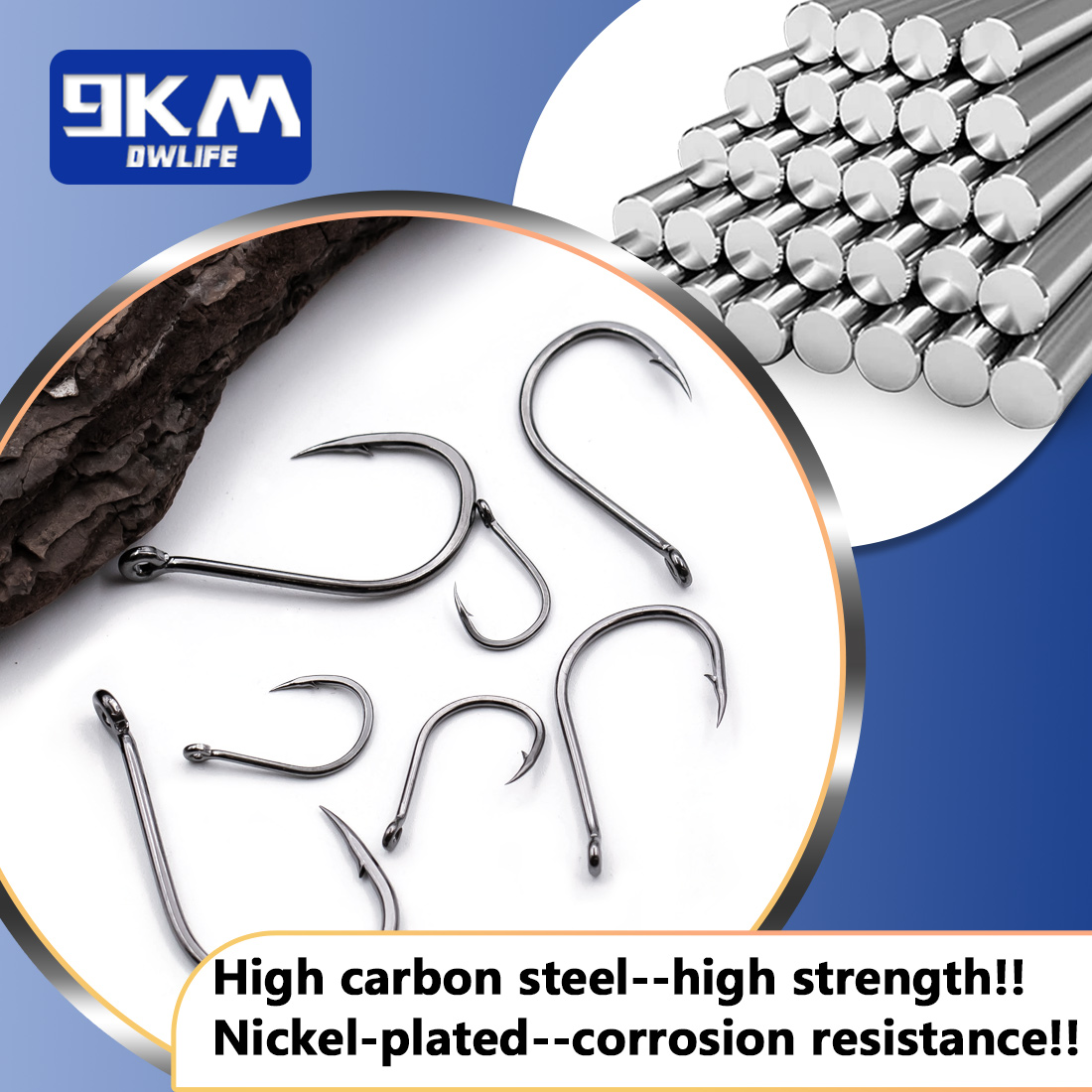 9KM Iseama Fishing Hooks 50~20 - огляд і ціна Fishing Hook Assortment