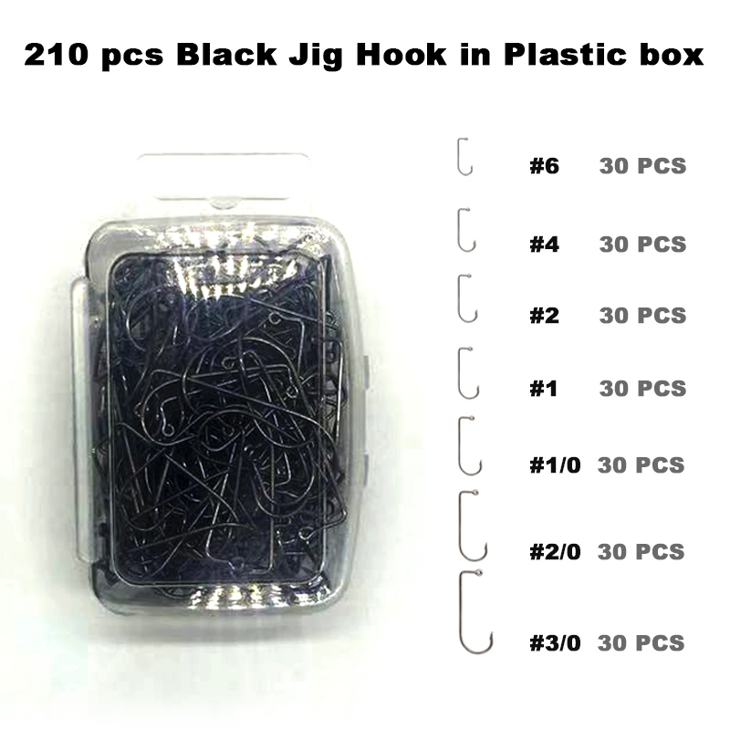 Adygil DIY Fishing 210 pcs Bla - огляд і ціна Fishing Hook Assortment