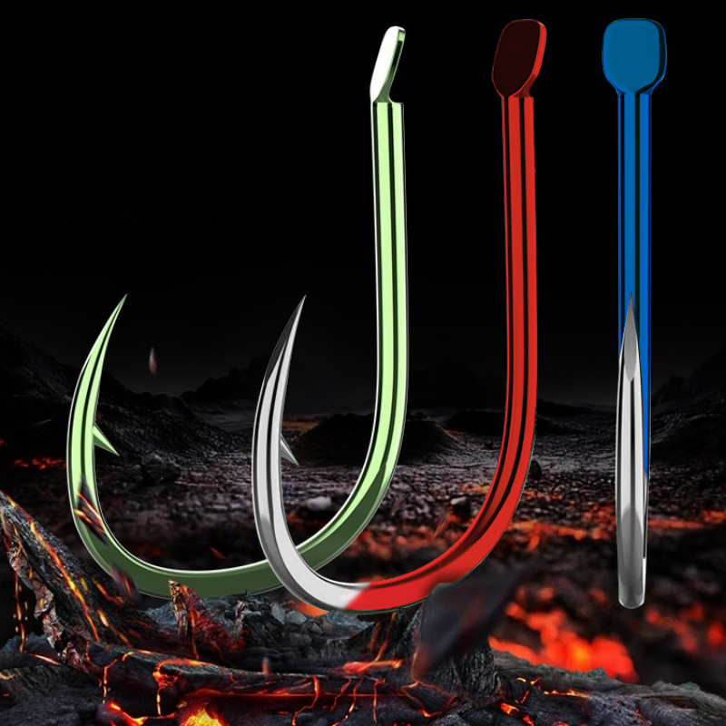 50Pcs Flat Fishing Hooks Sea B - огляд і ціна Fishing Hook Assortment