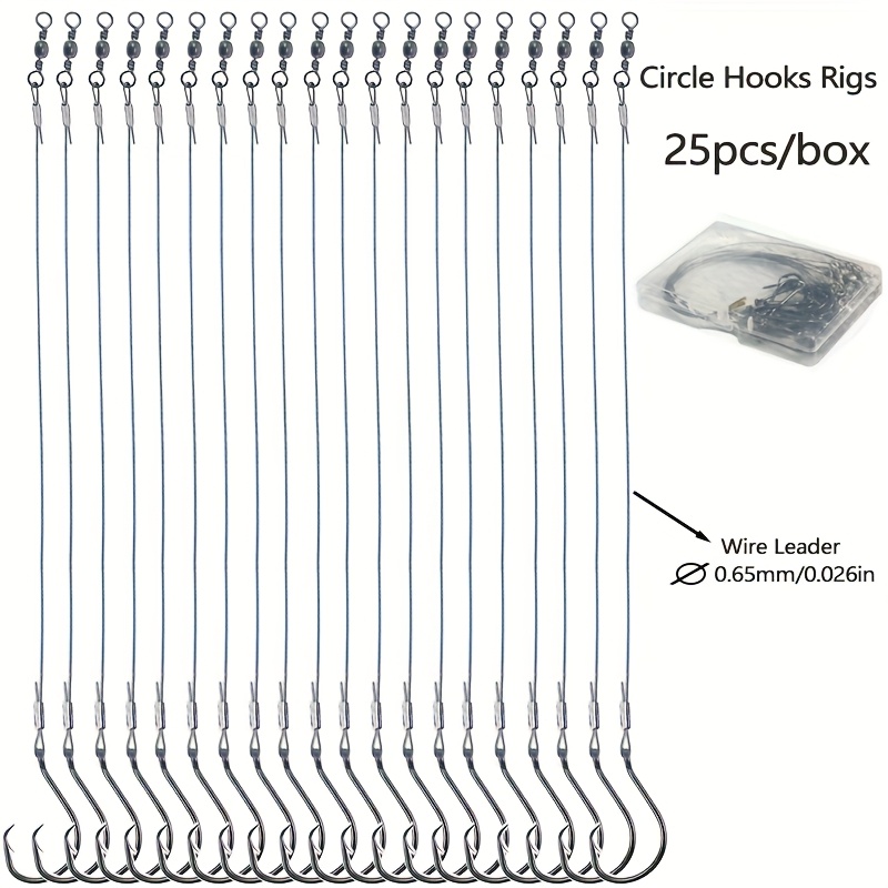 25pcs Heavy Duty Circle Hooks  - огляд і ціна Fishing Hook Circle